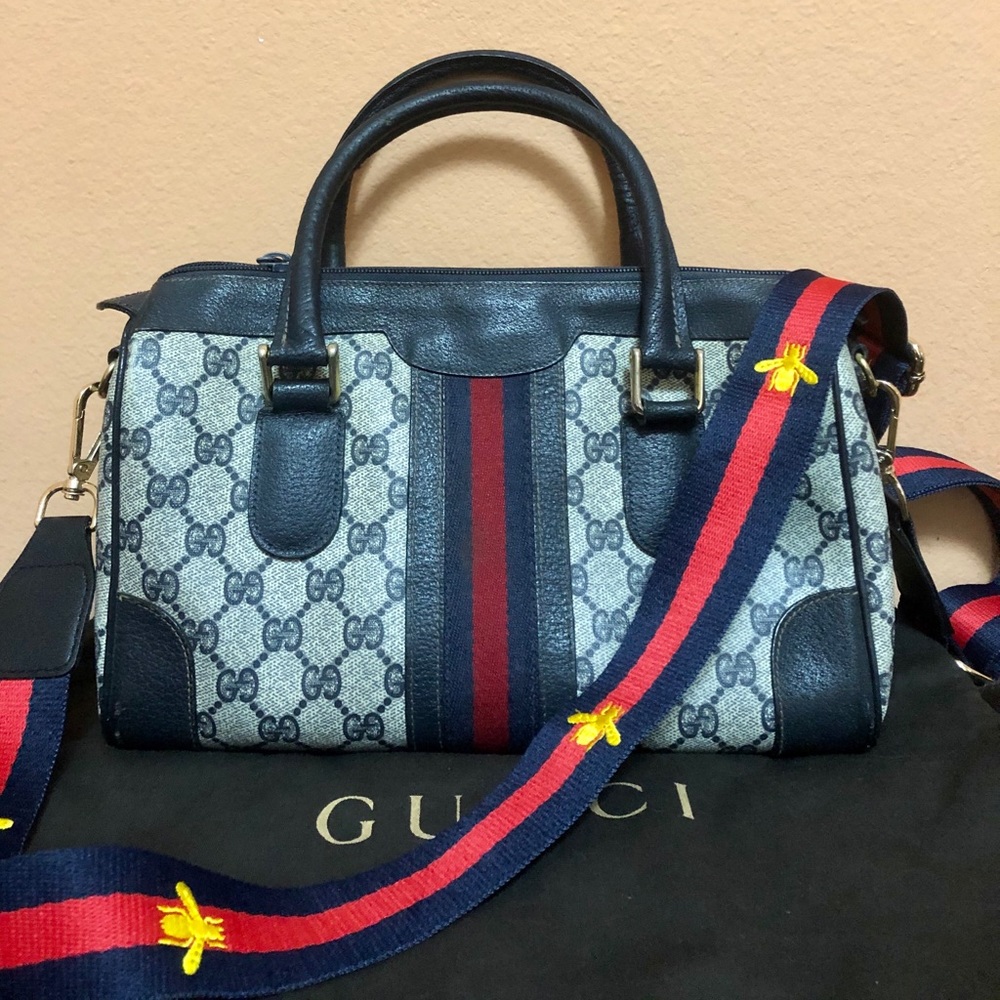 Auth. Vintage Gucci Boston bag